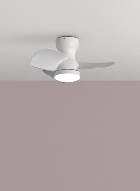 Ventilador de techo con luz MDC Creta XS LED blanco 3 palas motor DC 3000-6000K Ø61cm 24W 589608109