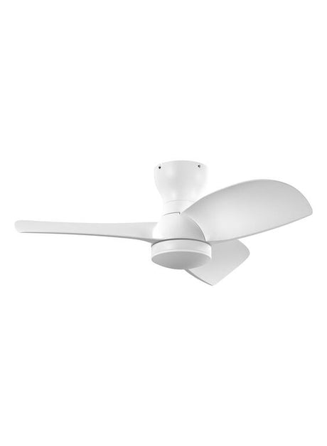 Ventilador de techo con luz MDC Creta LED blanco 3 palas motor DC 3000-6000K Ø915cm 30W 589618109