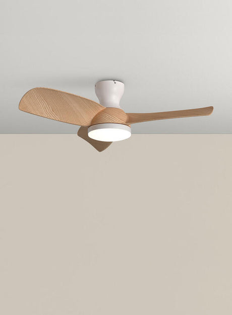 Ventilador de techo con luz MDC Creta XL LED blanco 3 palas motor DC 3000-6000K Ø106cm 32W 589628109