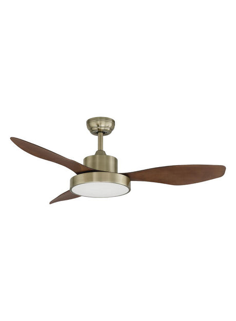 Ventilador de techo con luz MDC Riga LED 3 palas motor DC Ø120cm 35W 589634309