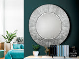 Espejo redondo Schuller Aurora plata y negro Ø100cm 593 - vista 2