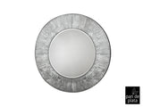 Espejo redondo Schuller Aurora plata y negro Ø100cm 593