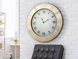 Schuller Aurora 593429 RELOJ Espejo, pan de oro, negro.
