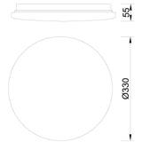 Mantra Zero Smart Plafón LED blanco 33cm 5948