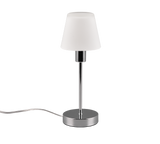 Lámpara de sobremesa Trio Luis II LED cromo táctil 3000K regulable 32cm 59570010