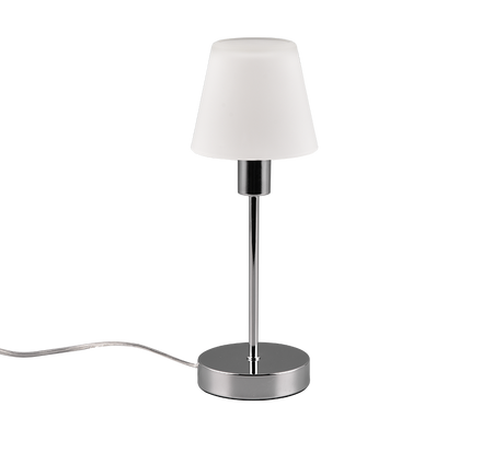 Lámpara de sobremesa Trio Luis II LED cromo táctil 3000K regulable 32cm 59570010