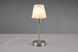 Lámpara de sobremesa Trio Luis II LED níquel mate táctil 3000K regulable 32cm 59