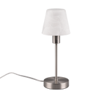 Lámpara de sobremesa Trio Luis II LED níquel mate táctil 3000K regulable 32cm 59