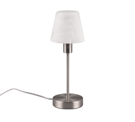 Lámpara de sobremesa Trio Luis II LED níquel mate táctil 3000K regulable 32cm 59