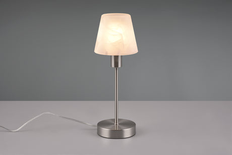 Lámpara de sobremesa Trio Luis II táctil 32cm níquel mate — ref. 595700107 (1)