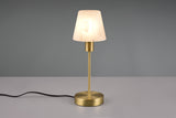 Lámpara de sobremesa Trio Luis II LED latón mate táctil 3000K regulable 32cm 595
