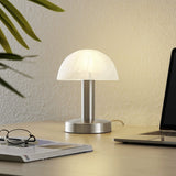 Lámpara de sobremesa Trio Fynn II LED níquel mate táctil 3000K regulable 5991001