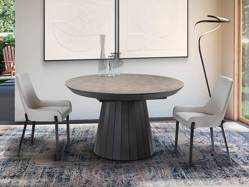 Schuller Koria Dining Table Stone/Black 599214