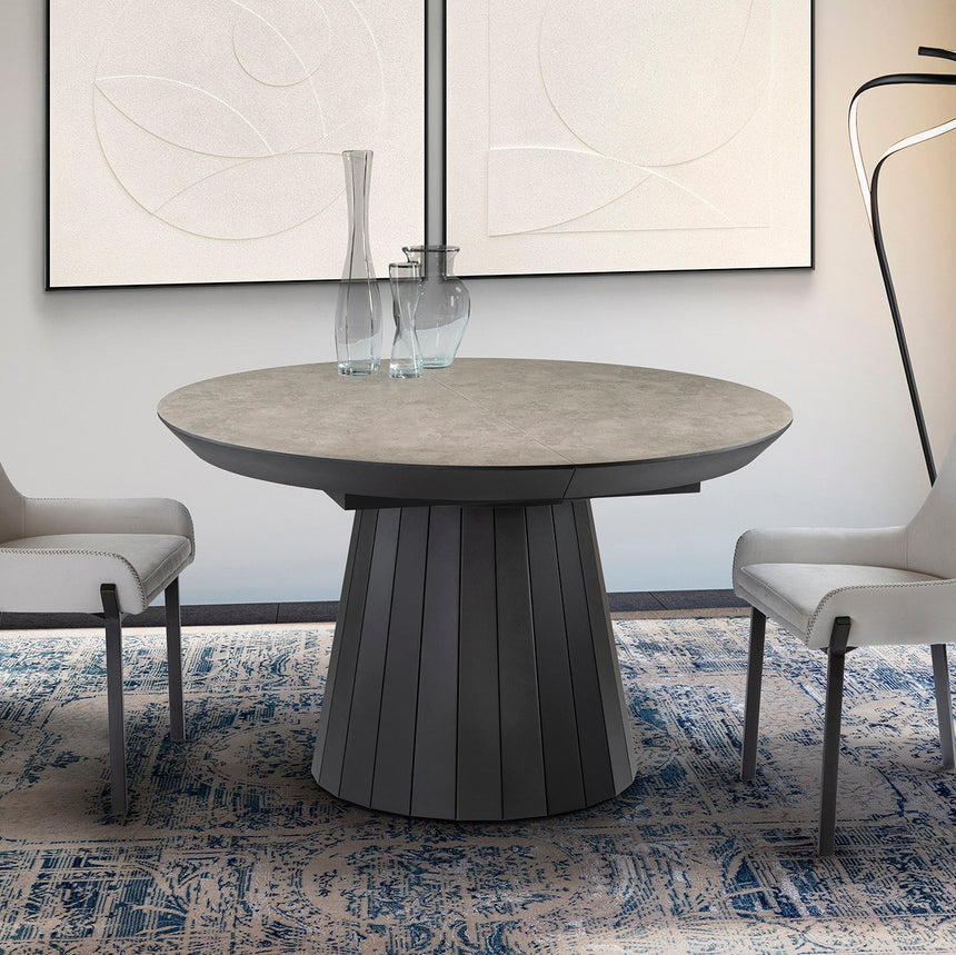 Schuller Koria Dining Table Stone/Black 599214