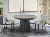Mesa de comedor Schuller Koria negro y piedra extensible 79cm 599214 - vista alternativa