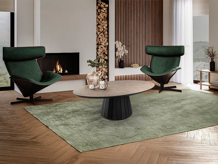 Schuller Koria Mesa de centro piedra negro 599337