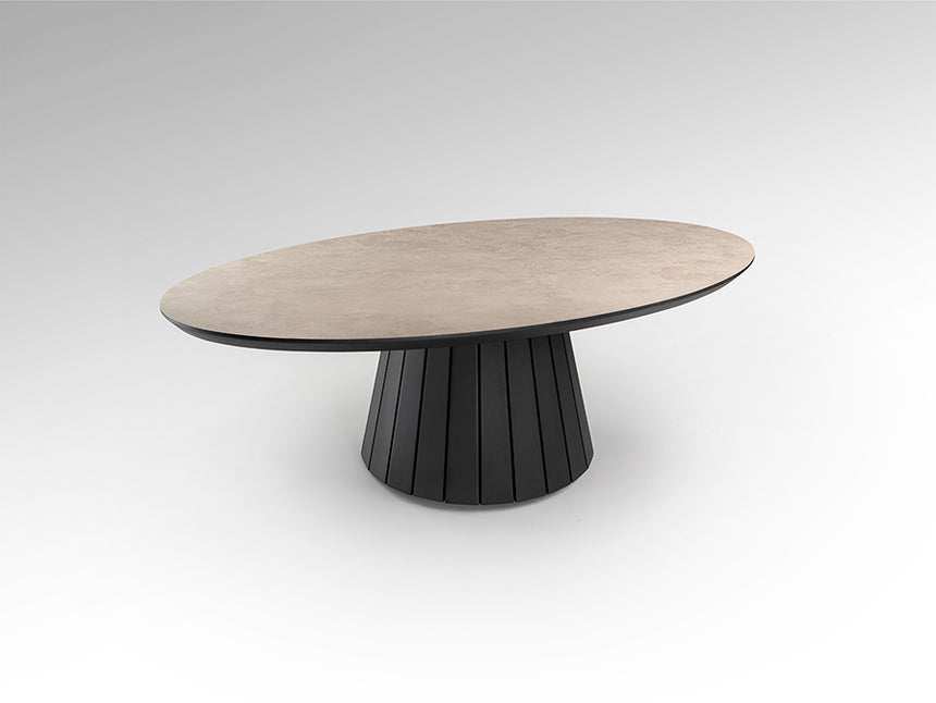 Schuller Koria Mesa de centro piedra negro 599337