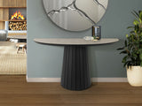 Consola Schuller Koria negro y piedra 130x80cm 599481