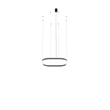 Lámpara de techo colgante LedsC4 Geometric Square Recessed 1000x1000mm grande QS5Z-00V9AZDU05