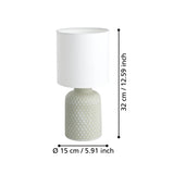 EGLO SOBREMESA BELLARIVA GRIS EGLO97774