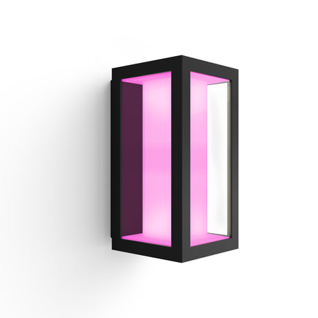 Philips Hue White and Color Ambiance Aplique de pared Impress negro RGBW 16W IP44 1742930P7 - vista alternativa