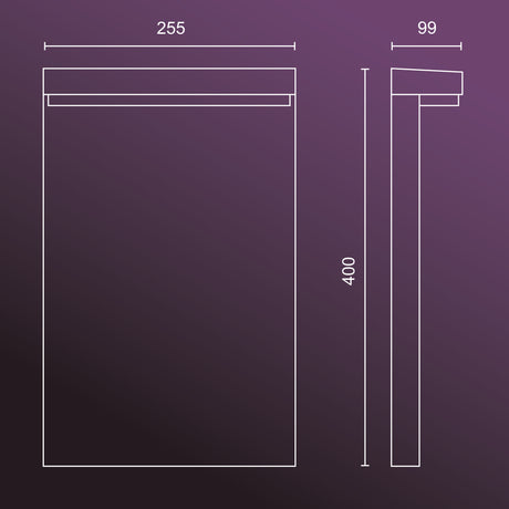 Philips Hue White and Color Ambiance Aplique de pared Nyro negro RGBW 14W IP44 1745630P7 1020lm - imagen 7