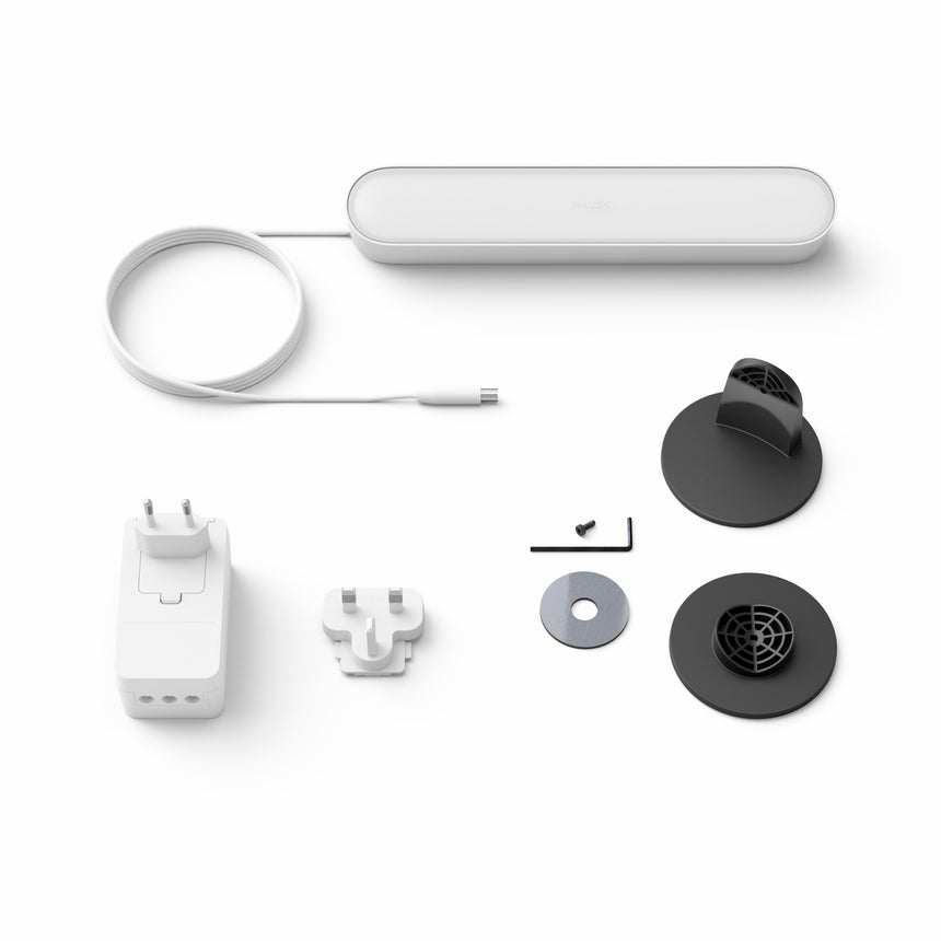 Philips Hue White and Color Ambiance Lámpara de mesa Play blanco RGBW 7W 7820131P7 530lm - imagen 10