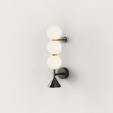 Aplique de pared Aromas Soko LED mármol cristal A1335