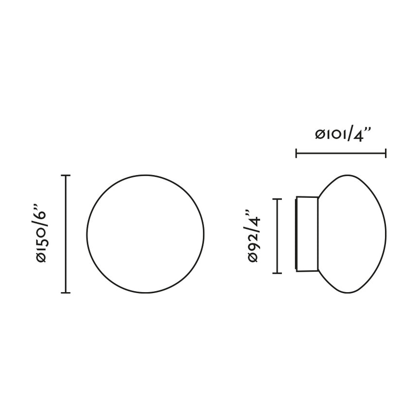 Lámpara de pared aplique Faro Nubo LED blanco mate 2700K IP44 60008