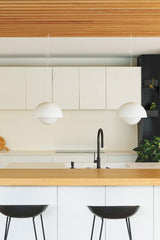 Lámpara de techo colgante Faro Marisol LED blanco mate 2700K regulable Ø30cm 60012 - vista alternativa