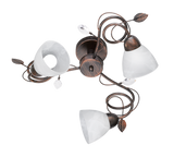 Plafón de techo Trio Traditio LED antique rust 2700K Ø61cm 600700328