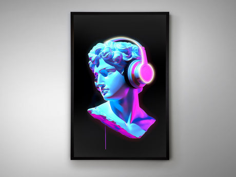 Cuadro con luz LED Schuller Busto negro 80x120cm vista 3