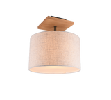 Plafón de techo Trio Elmau níquel antiguo Ø35cm 602100130