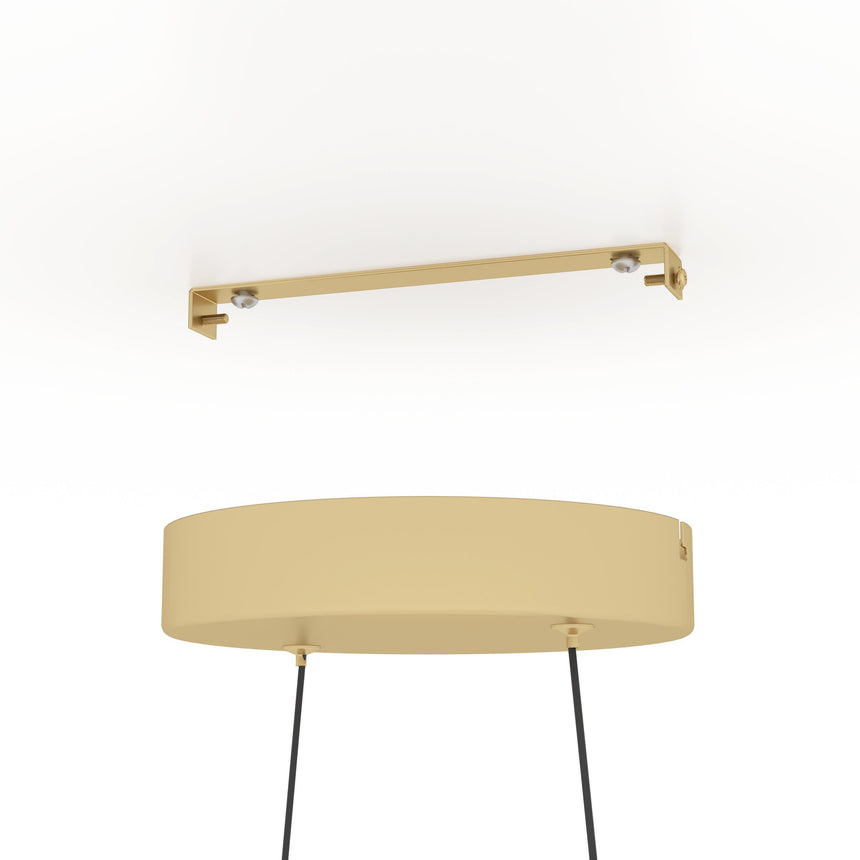 Plafón de techo EGLO Lodosa LED oro 37W 3000K 390205