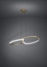 Plafón de techo EGLO Lodosa LED oro 37W 3000K 390205