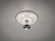 Plafón de techo Trio Lilly blanco Ø30cm 603300101