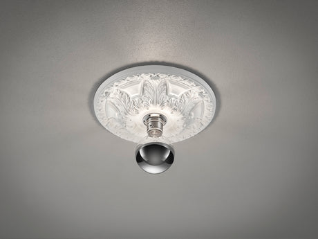 Plafón de techo Trio Lilly LED blanco 2700K Ø30cm 603300101
