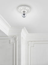 Plafón de techo Trio Lilly LED blanco 2700K Ø30cm 603300101