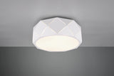Trio Zandor metal ceiling light mat white 603500331