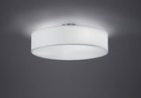 Plafón de techo Trio Hotel 3 luces blanco Ø50cm 6