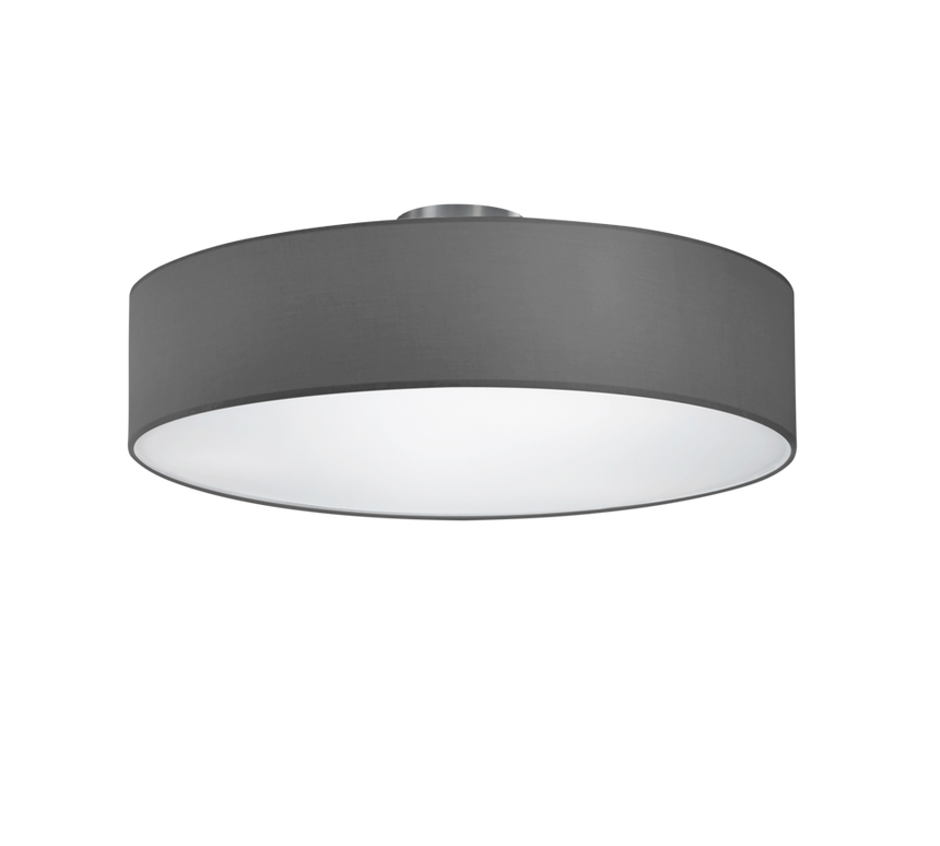 Trio Hotel Matte nickel and gray metal ceiling light 603900311