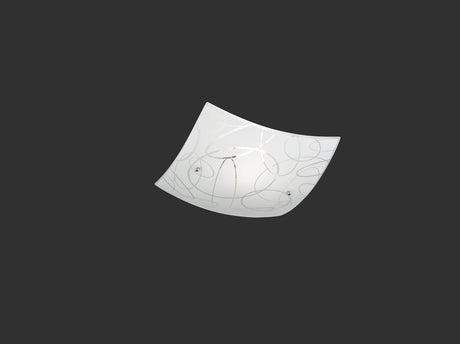 Plafón de techo Trio Spirelli LED blanco 2700K 30cm 604400101