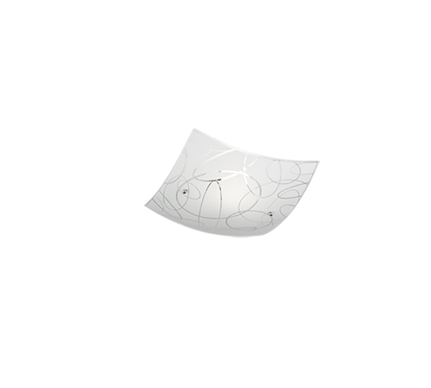 Plafón de techo Trio Spirelli blanco 30cm 604400101