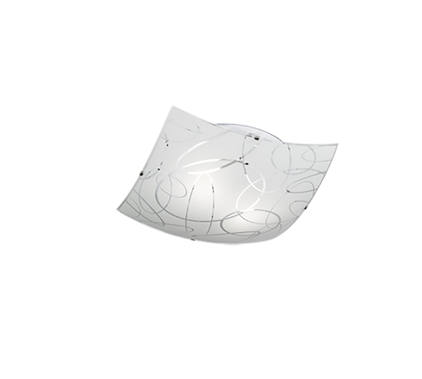Trio Spirelli white metal ceiling light 604400201