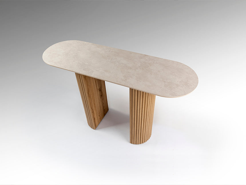 Schuller Irati Consola piedra/madera 604574