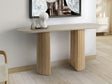 Consola Schuller Irati madera y piedra 130x78cm 604574