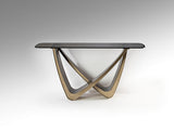 Consola Schuller Genesis bronce envejecido y gris 150x76cm 606684