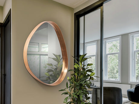 Espejo Schuller Julie oro rosa y pan de 89x109cm 607216