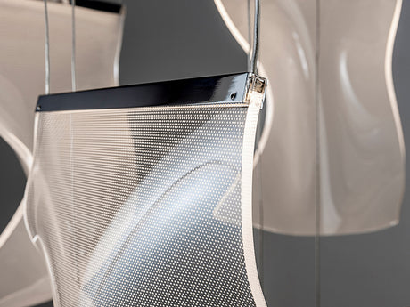 Lámpara de techo colgante Schuller Velos 5 luces cromo  - ambiente