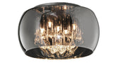 Trio Vapore Chrome glass ceiling light 611210506